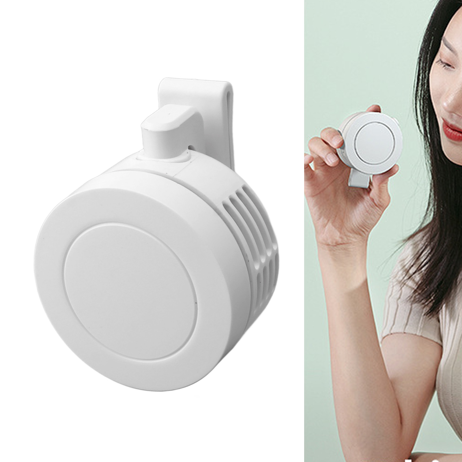 Mini-clip-ventilator, Leiser Tragbarer Usb-nackenventilator, Tisch-/tragbarer Ventilator.
