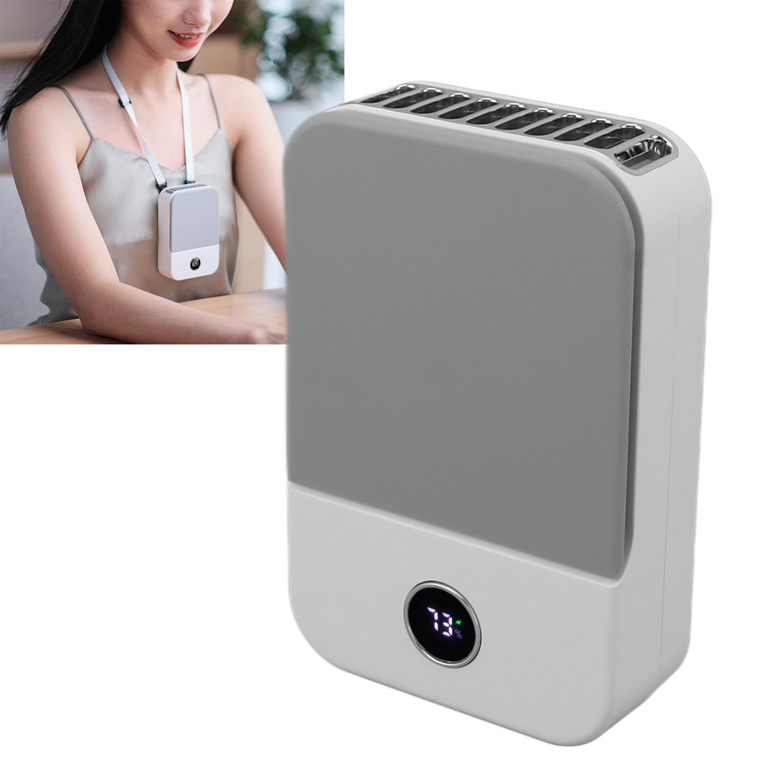 Leise, Tragbar, Leistungsstark, Usb-aufladbar Und Mit Kleinem Ventilator, Der An Der Taille Befestigt Werden Kann