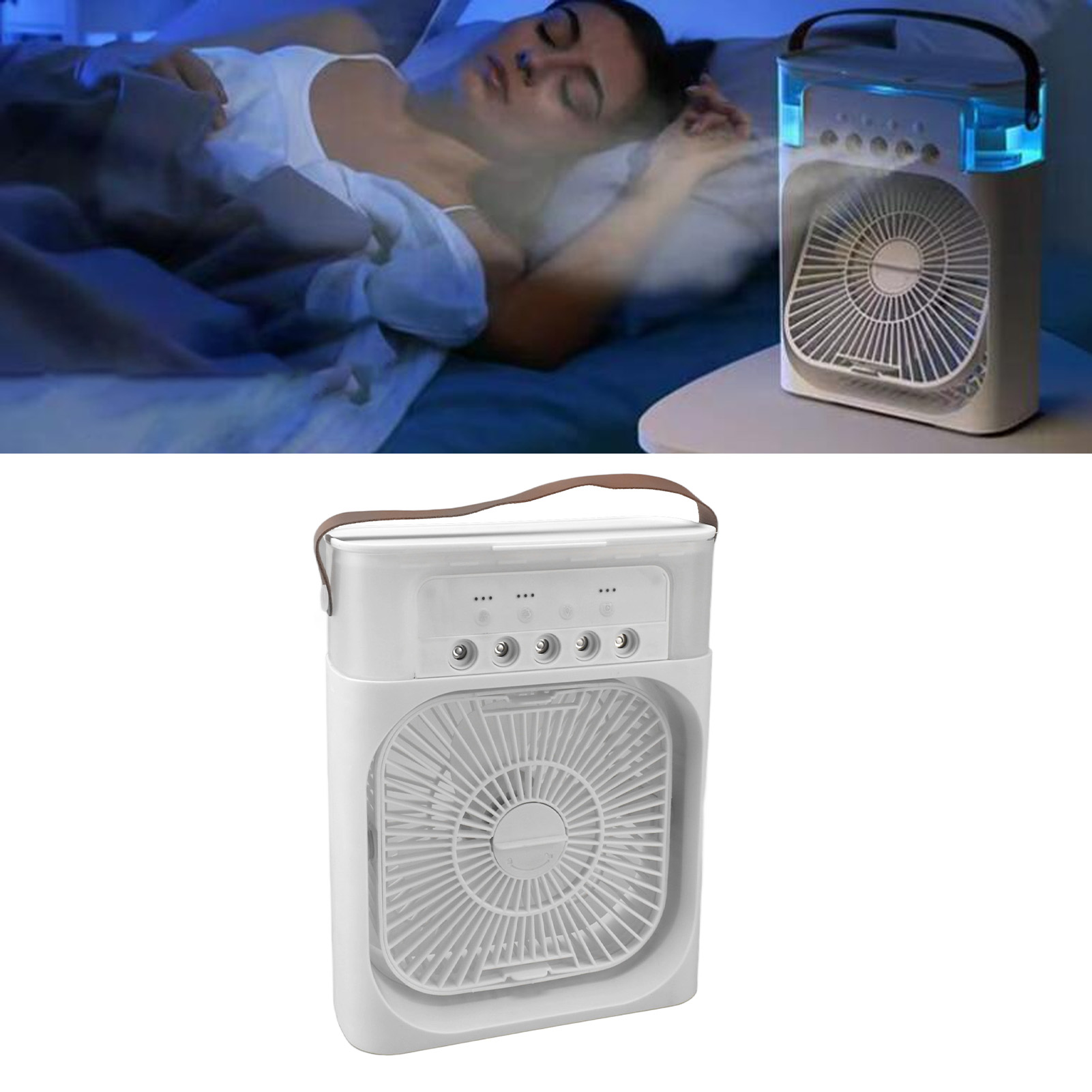 Kühlventilator, Sprühventilator, Tischventilator, Kleiner Tischventilator Für Studentenzimmer, Leiser Und Leistungsstarker Luftstrom