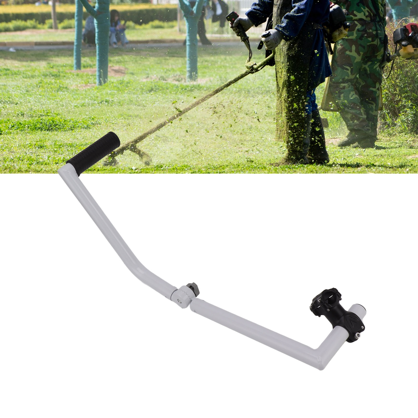 Zusatzgriff Für Gartengeräte, Zusatzgriff Zur Erleichterung Der Arbeit Mit Dem Rasenmäher