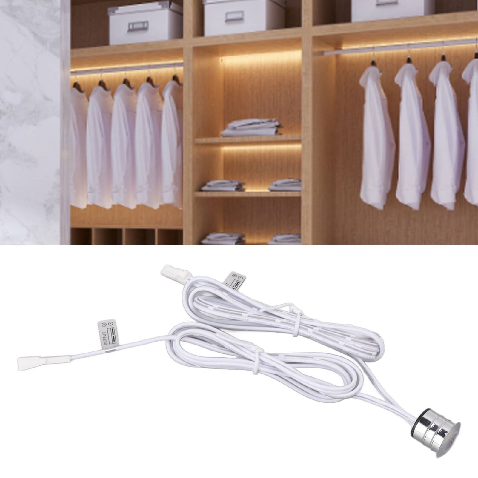 Berührungsschalter, Integrierter Sensor, Lichtsensorschalter Für Schrank, Kleiderschrank, Küchenschrank, Weinkeller