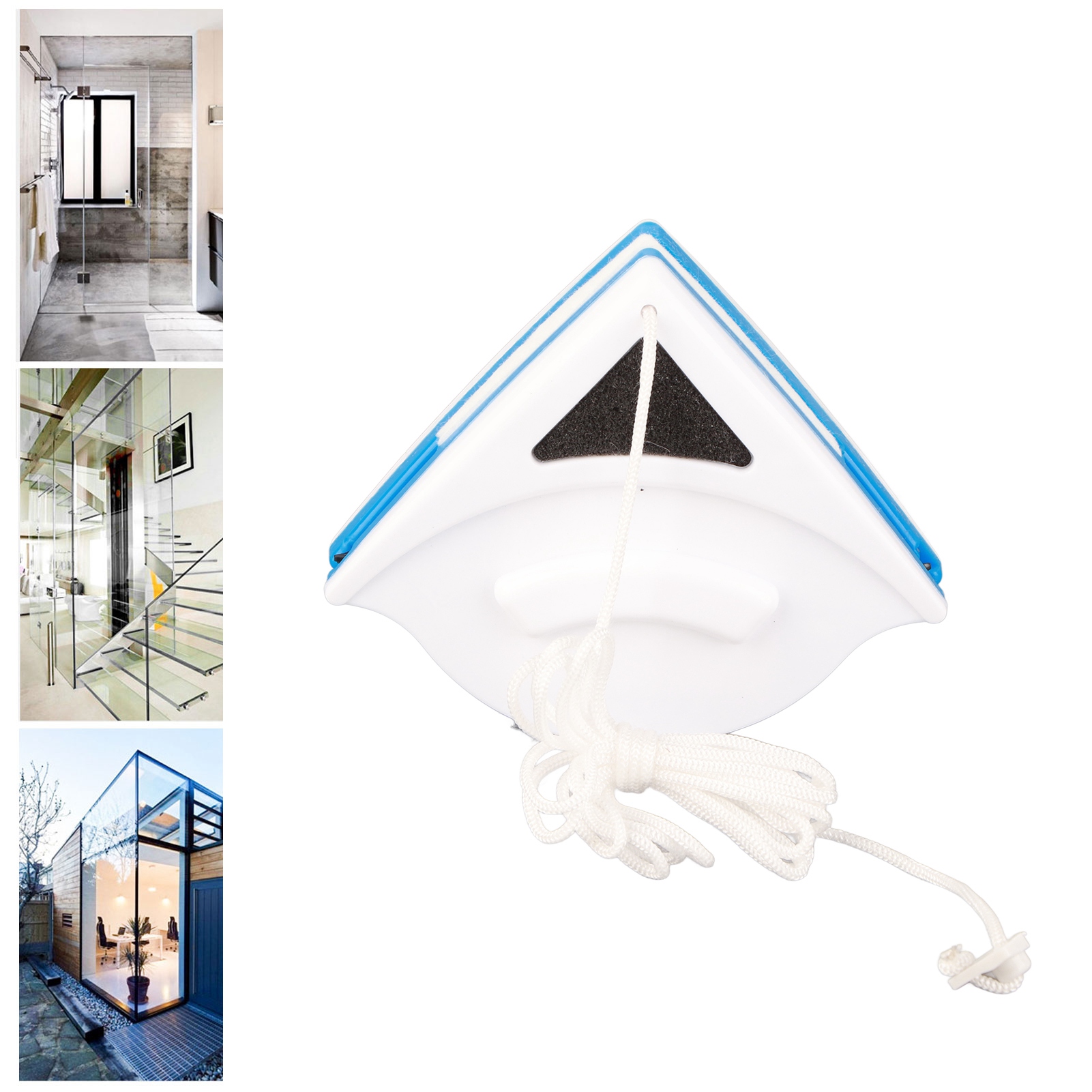 Leistungsstarker, Doppelseitiger Magnetischer Fensterreiniger Für Den Hausgebrauch, Professionelles Reinigungswerkzeug Für Außenfenster Von Hochhäusern, Zum Reinigen Und Abkratzen Von 3 Bis 8 Mm.