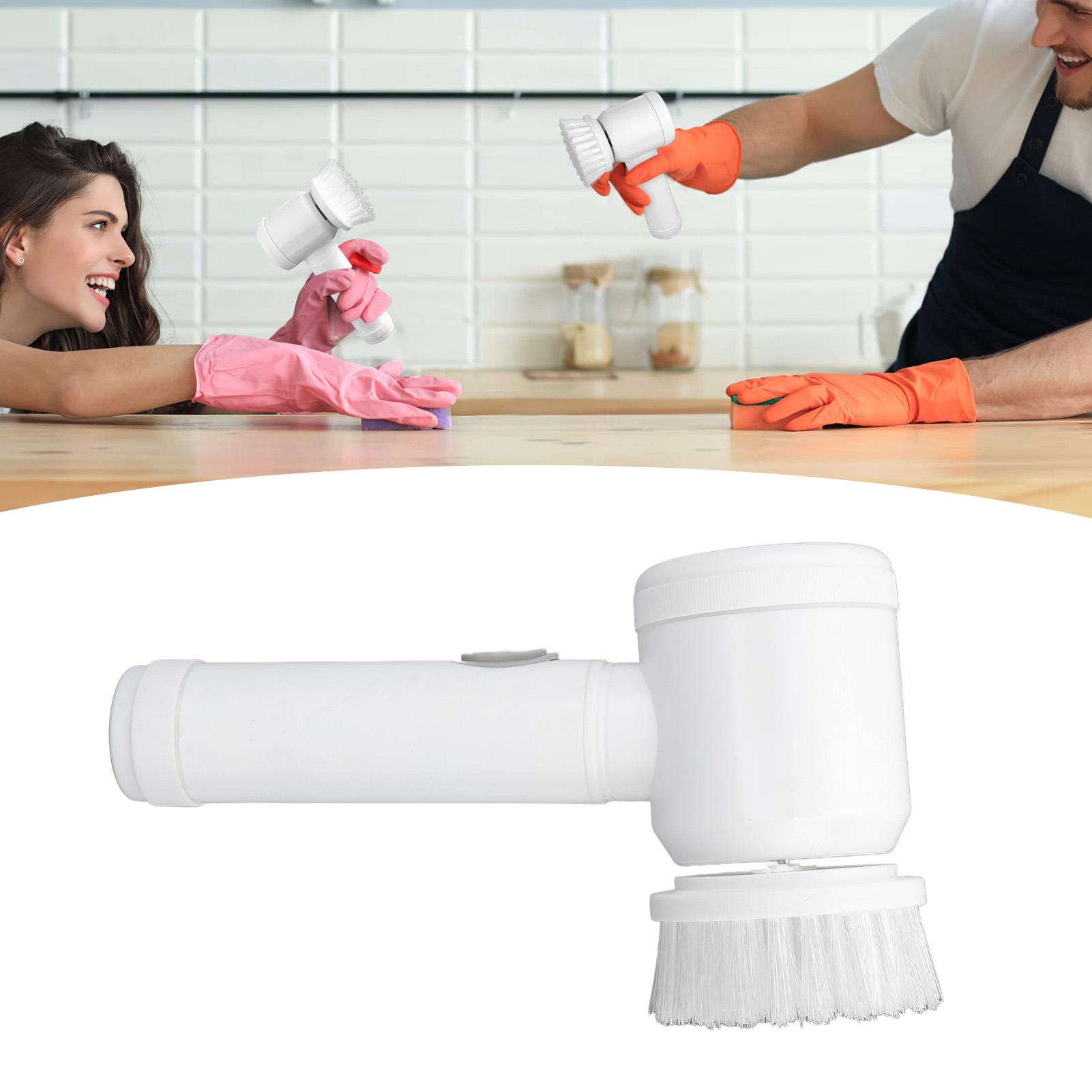 Set Elektrischer Reinigungsbürsten Für Küche Und Bad (5 In 1)