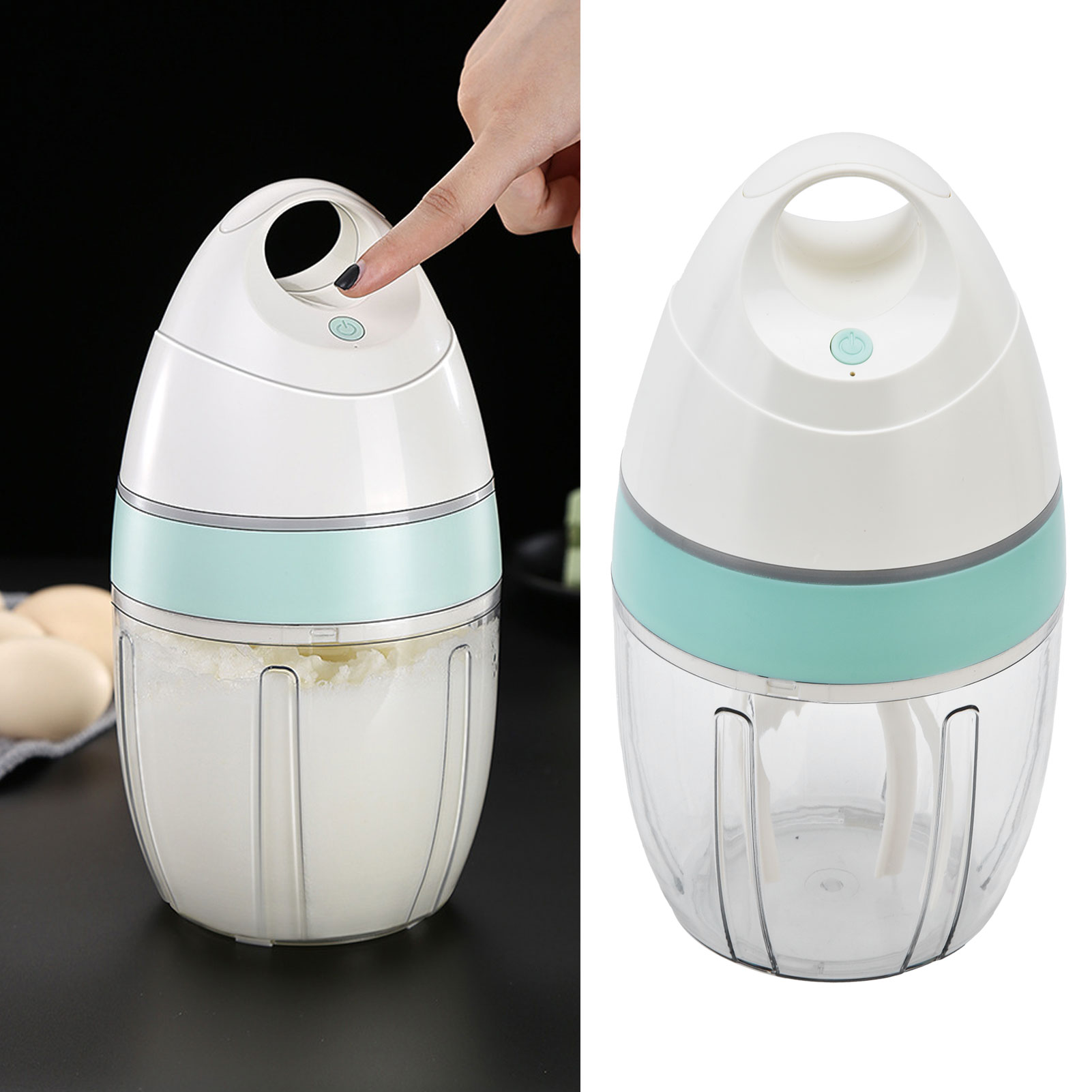 Elektrischer Schneebesen, Kuchenmixer, Kleines Haushaltsbackgerät, Automatischer Eiweißquirl, Elektrischer Mixer, Usb-aufladbar