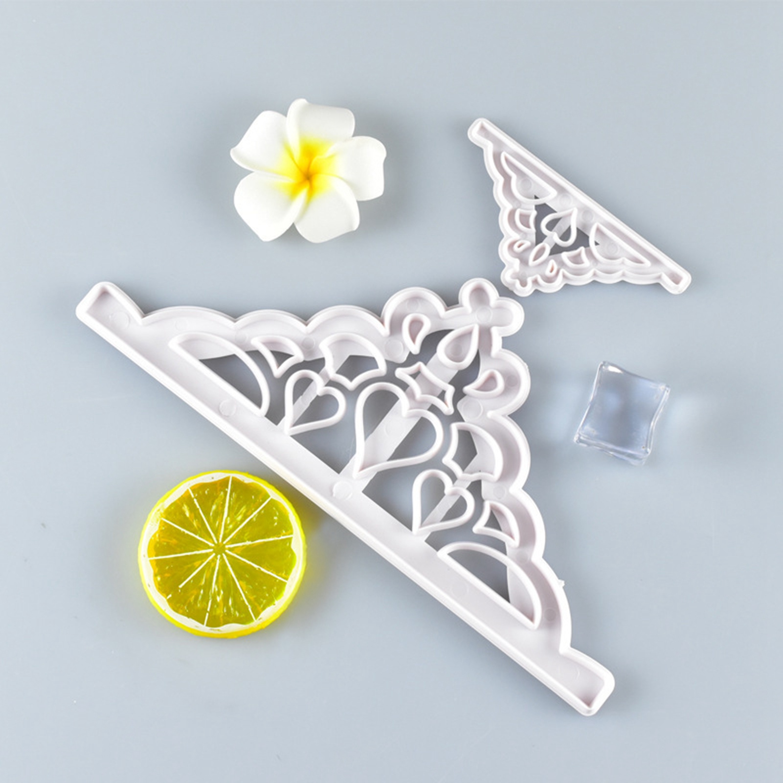 2 Kronenförmige Ausstechformen Zum Dekorieren Von Kuchen Und Schmuck, Diy-werkzeug, Opp-verpackung
