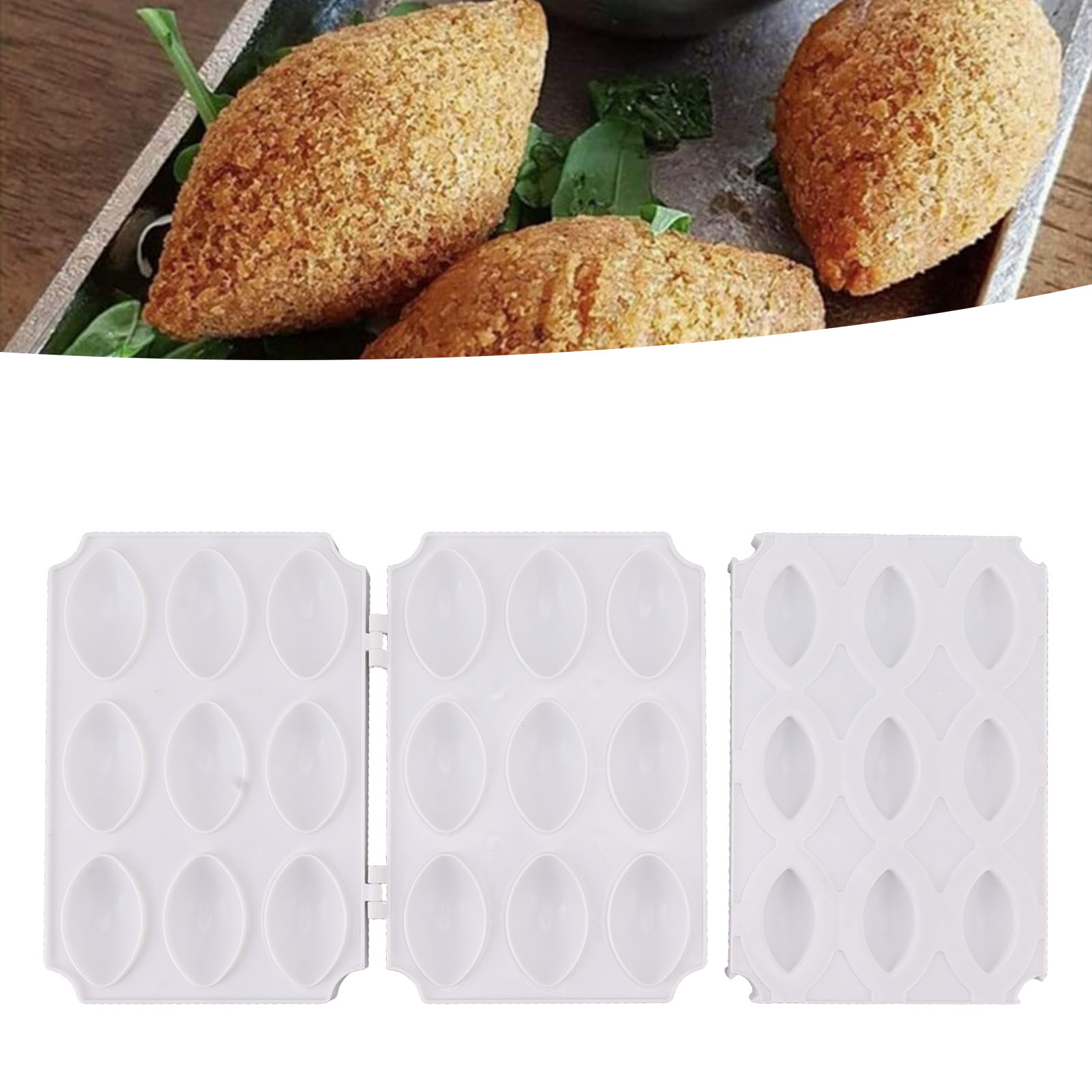 Koba Fleischbällchenformer, Küchenmaschine Für Fleischfüllungen, Diy-fleischbällchenform (neun Fächer)