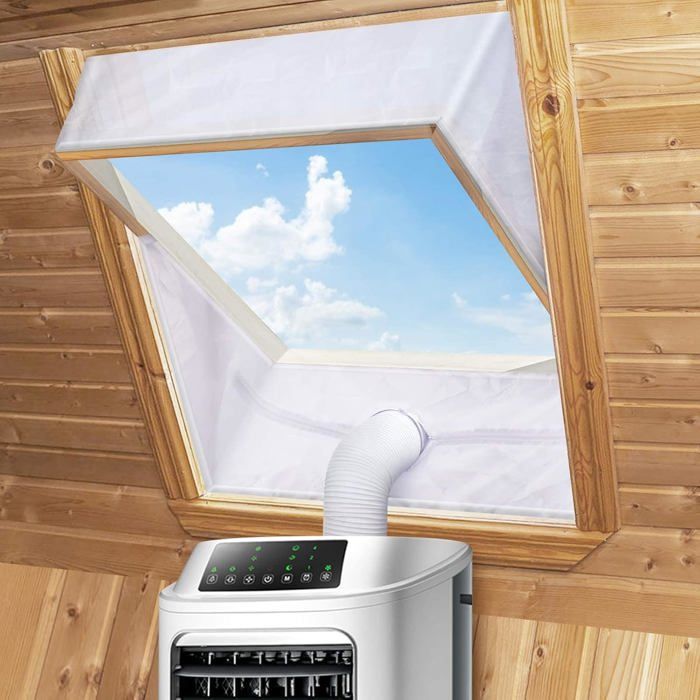 Fensterdichtungsset Für Mobile Klimaanlagen, Kein Bohren Erforderlich, 2 X 190 Cm