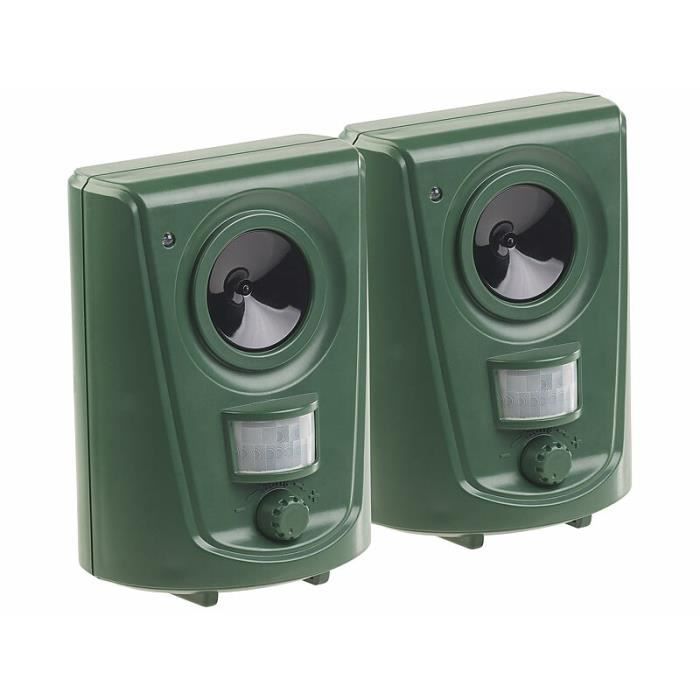 2 Ultraschall-schädlingsbekämpfungsgeräte Und Bewegungsmelder Ts-910