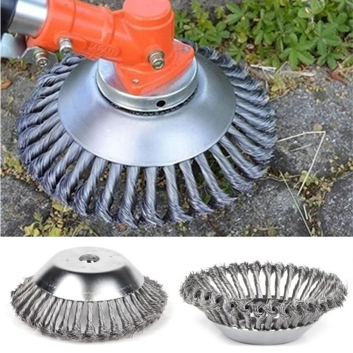 Unkrautbürstenkopf – Zhuodike – 200 X 25,4 Mm – Robuster Stahl – Universell – Freischneider