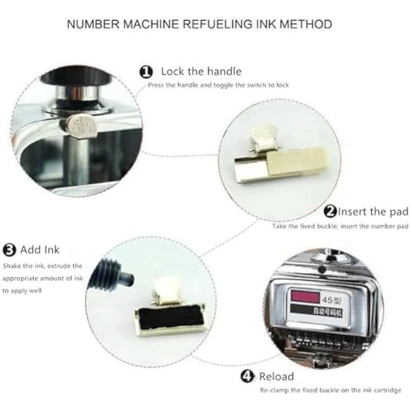 Automatische Nummerierungsmaschine – Seitencodenummerierung – Digitales Desktop-siegel