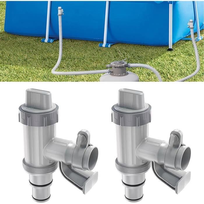 Poolwartungsventil – Nicht Spezifiziert – 32/38-mm-schlauchanschluss – 2 Stück – Einfache Installation