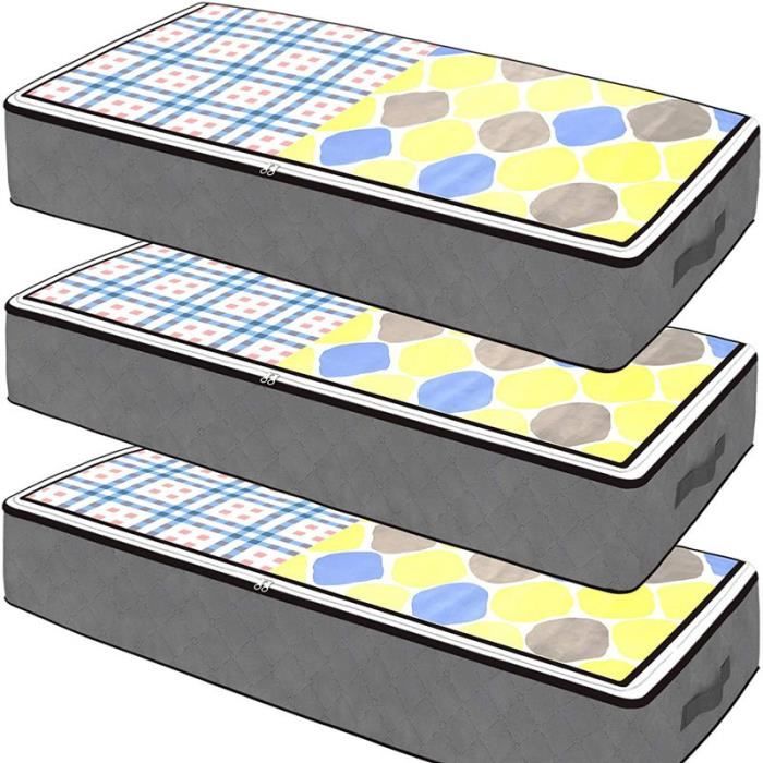 Aufbewahrungstasche Für Unter Dem Bett – 3er-set – 100 X 50 X 18 Cm – 92 L – Wasserdicht
