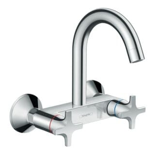 Logis M32 Küchenmischer, 2-Griff, Wandmontage, - Hansgrohe