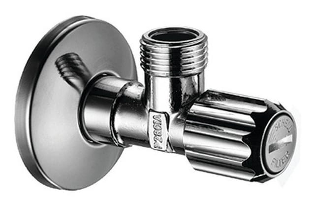 Eckventil m Feinfilter chr
