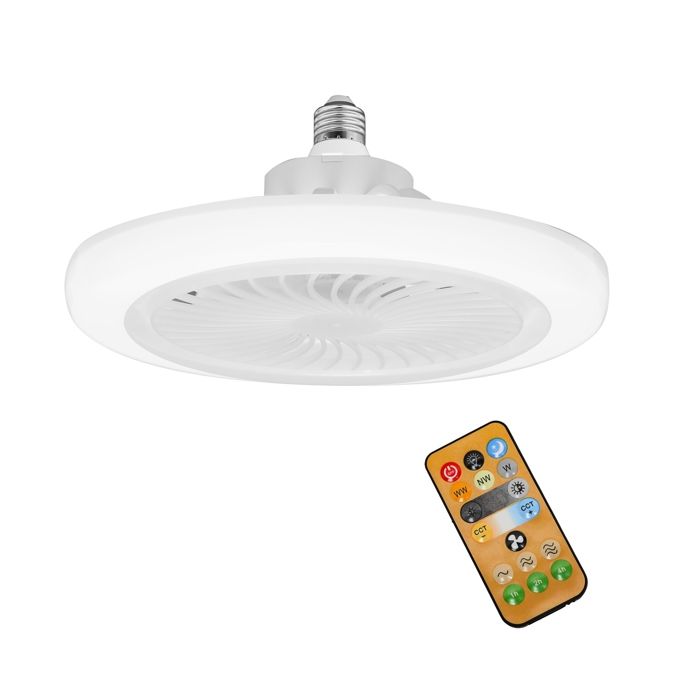 30-w-led-deckenventilator Mit Fernbedienung – Leise Hängeleuchte Mit 3 Geschwindigkeitsstufen Und 3 Farbtemperaturen