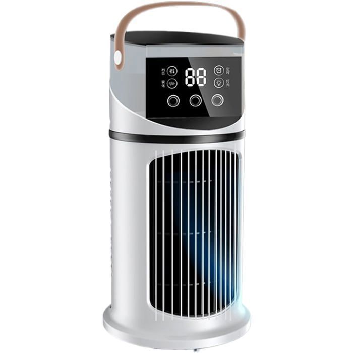 Tragbarer Luftkühler-ventilator – Eviron – 4-in-1 – 350 Ml – 9 Geschwindigkeitsstufen – 7-farbige Beleuchtung