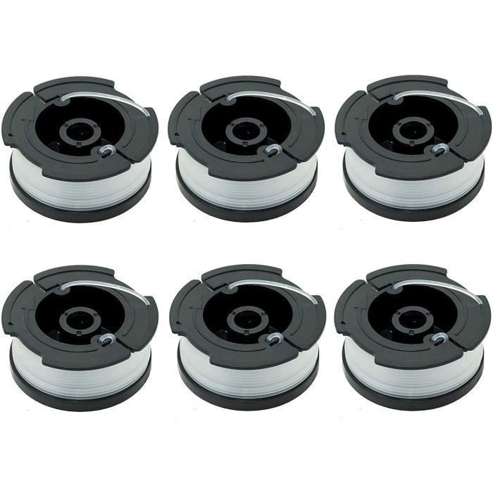 Nylon-trimmerfadenspule - Black & Decker - A6481 A6485 - 6er-pack - 10 M - Ersatz Für Trimmer