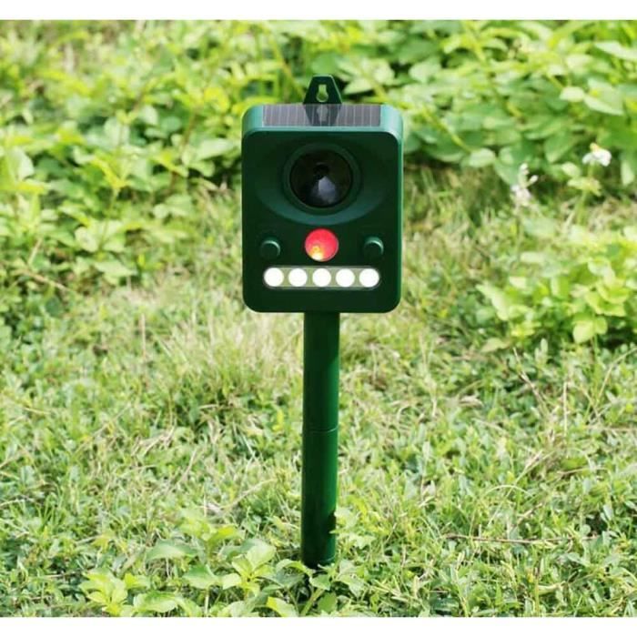 Ultraschall-vogelabwehrgerät - Moonmini - Ultraschall-vogelabwehrgerät - Einstellbare Frequenz - Wasserdicht - Vertreibt Vögel