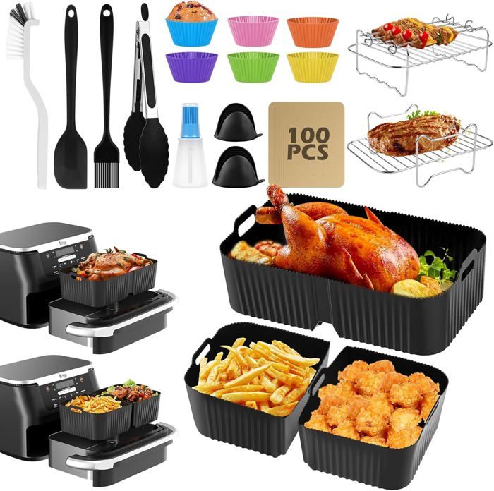 Zubehör Für Cosori Air Fryer 10l Und Ninja 10,4l, Air Fryer-form Für Ninja Air Fryer, Bpa-frei, Wiederverwendbar Und Zugelassen