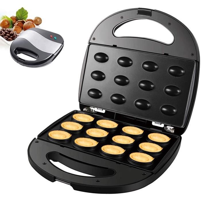 Elektrischer Nusskuchenbereiter, Automatische Nusswaffel-backmaschine, 750-w-topf Für Frühstück