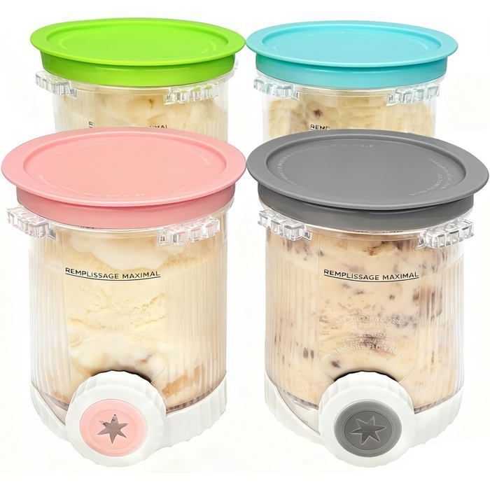 Ninja Creami Swirl Pint-behälter Und Deckel - Kompatibel Mit Den Ninja Creami Swirl Pint-behältern Der Serien Nc700 Und Nc701