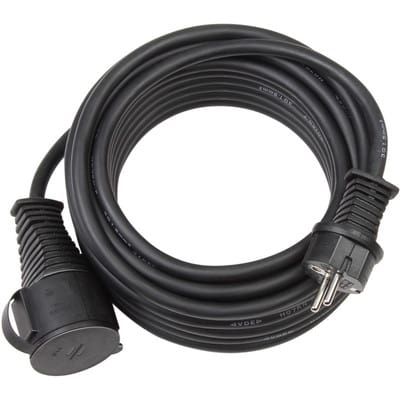 Brennenstuhl - 1166810 Strom Verlängerungskabel Schwarz 10.00 m H07RN-F 3G 2,5 mm²