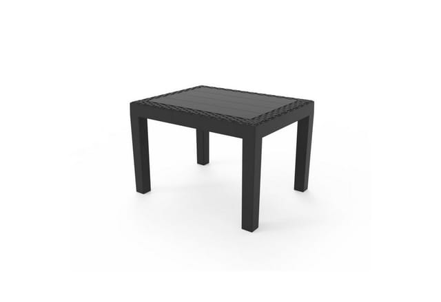 Jack Beistelltisch Kunststoff Rechteck 59x46x40cm Garten Außen Lounge Balkon