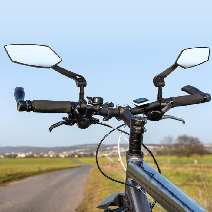 Zhouxi - 1 Set 2 Stück Fahrrad-motorrad-rückspiegel, Fahrrad-rückspiegel, Elektroroller-rückspiegel.
