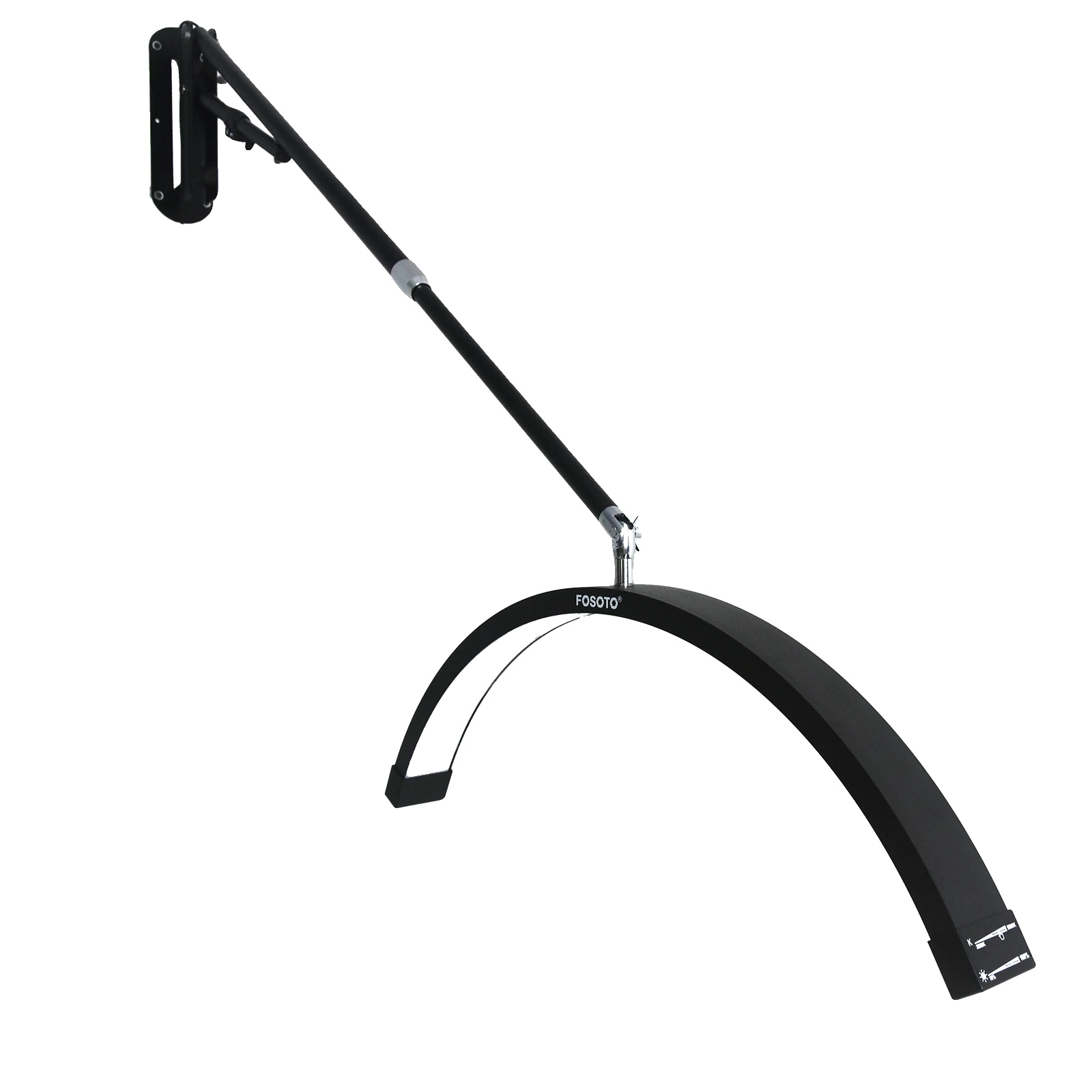Led-wandleuchte, Zweifarbige Einstellung, Multidirektionales Design, Schwarz