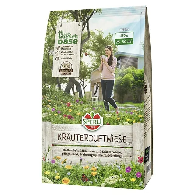 S Kräuterduftwiese 250 g Rasensamen - Sperli