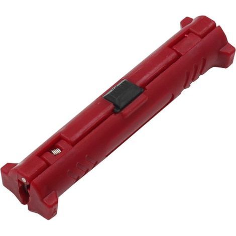 Stylo Dénudeur De Fil Électrique Multifonction, Pince Extraction Câble Coaxial Rotatif, Rouge, 1 Pièce