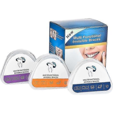 Zahnspange Zur Begradigung Der Zähne, 3-stufiges Zahnspangen-set Für Erwachsene, Kts