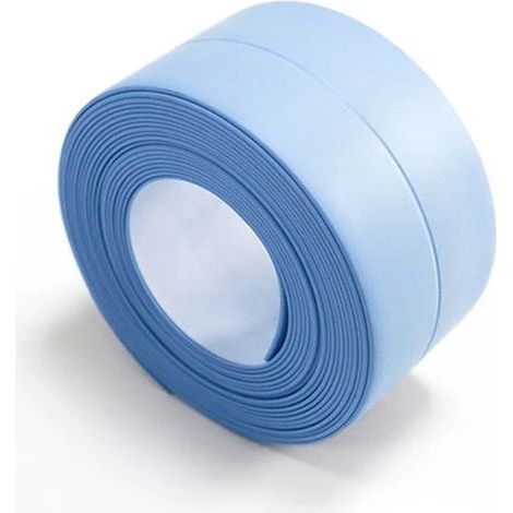 Wasserfester, Selbstklebender Pvc-wandaufkleber Für Spülbecken, Herde, Fugen, Küchen, Badezimmer, Badewannen, Ecken, Dichtmittel Und Wasserdichtes Klebeband, Blau, 320 X 3,8 Cm