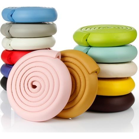 L-förmige Eckenschützer, Eckpolster Für Möbel- Und Tischkanten, Babyschutz, Extra Dicke Gummischutzleisten, Flexible Schaumstoff-stoßschutzleiste, 2 Meter (blau)