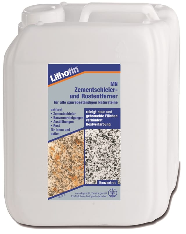 Mn Zementschleier- und Rostentferner, 5 Ltr - Lithofin