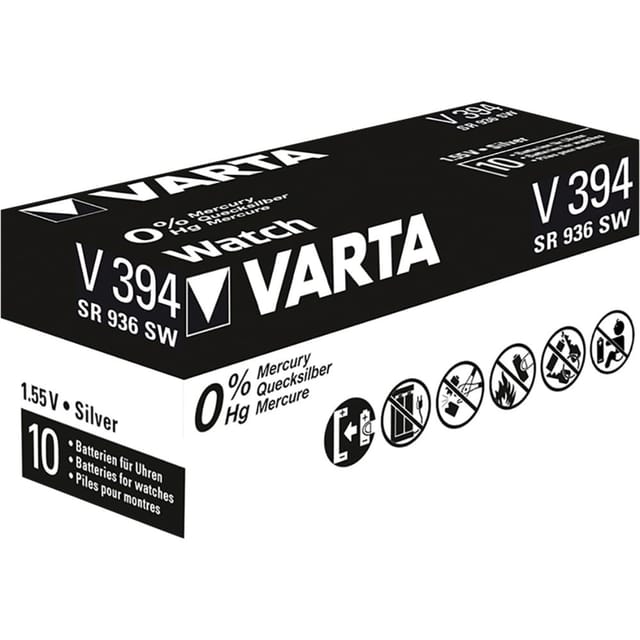 Nedis - knopfzelle für uhren 1.55 v - 67 mAh SR45 394.801.111 (1 St. / Blisterverpackung)