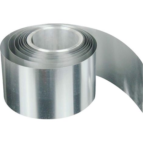Aluminiumfolienstreifenrolle Für Bastelarbeiten Und Metallbearbeitung, 2000 Mm X 50 Mm X 0,5 Mm