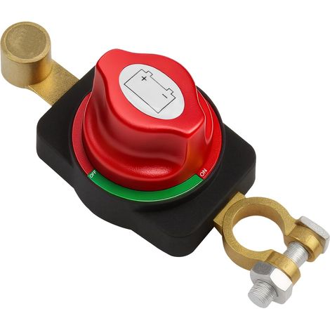 12–48-v-batterietrennschalter, Einstellbarer Ein-/ausschalter, Batterieschalter Für Auto, Lkw, Boot, Motorrad, Bus, Wohnwagen Und Yacht