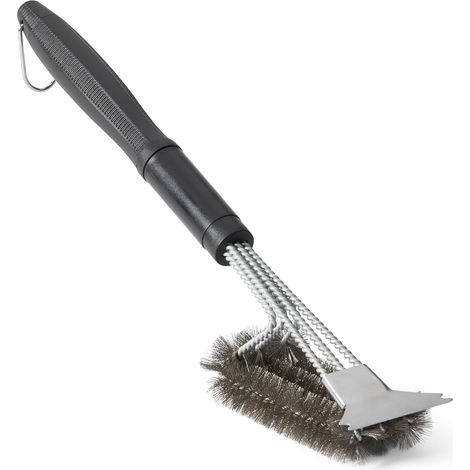 Grillreiniger Und -bürste, Silber, 1 Stück
