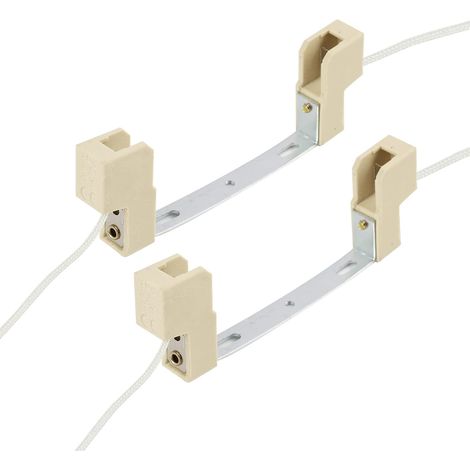 2-teilige R7s-fassung (118 Mm), Keramik-lampenfassung R7s, Lampenhalter Für R7s-halogen- Und Led-lampen Mit Doppelsockel, Geeignet Für Wand- Und Stehlampen, 100–240 V Wechselstrom