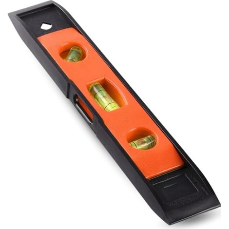 Magnetische Wasserwaage – Optimale Präzision Und Einfache Ablesbarkeit – Vielseitig, Kompakt Und Leicht – 23 Cm