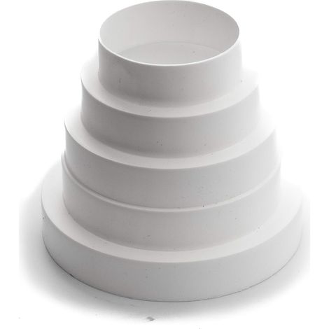 Reduzierstück Für Kunststoff-rohrleitungen 80 100 120 125 150 Mm – Erweiterungsstück – Verbinder – Universaladapter – Reduzierstück Für Hlk-rohre Aus Pvc Und Abs-kunststoff 80 – 150 Mm – Packung Mit (