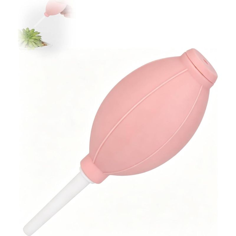 Staubblasball, Multifunktionaler Luftbläser Für Sukkulenten/tastaturen/wimpernverlängerungen/kamerareinigungswerkzeug (pink)