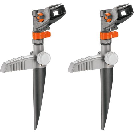 Gardena Comfort Spike Regner: Großflächenregner Zur Bewässerung Von Flächen Von 75 Bis 490 M², Stufenlos Einstellbare Reichweite Bis Zu 12,5 M (8141-20) (2er-pack)