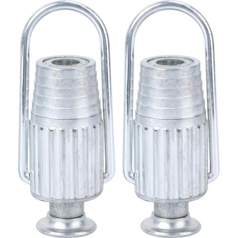 Set Mit 2 Wäscheleinenspannern Aus Aluminium
