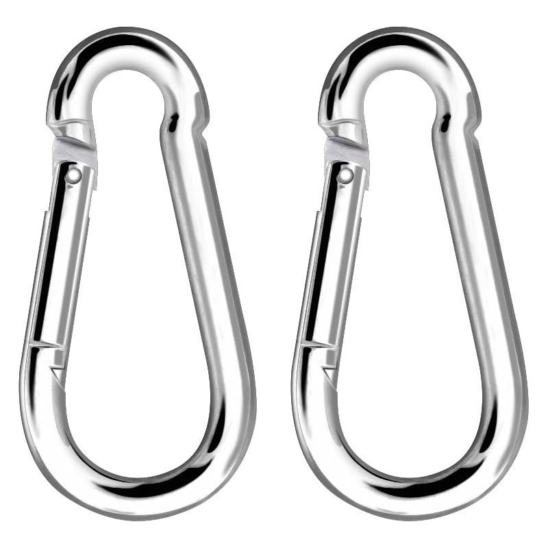 Karabiner, Maximale Traglast 150 Kg, Robuste Zinklegierung, Multifunktionales Kletterzubehör Für Familien, Abenteurer, Schaukeln, Hängematten, Camping, Wandern Und Outdoor-aktivitäten