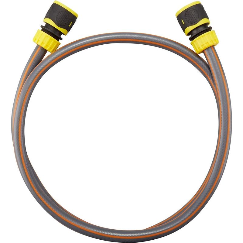 Schlauchanschluss-set Bestehend Aus Einem 1,5 M Langen, 4-lagigen Pvc-schlauch Und 2 X 1,27 Cm Schnellkupplungen Für Bewässerung, Autowäsche Und Gartenarbeit.
