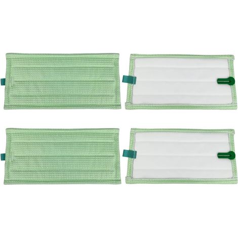 Set Mit 4 Ersatztüchern Für Kobold Sp600, Sp600s, Vorwerk Mf600, Sp600, Spb100, Sp7