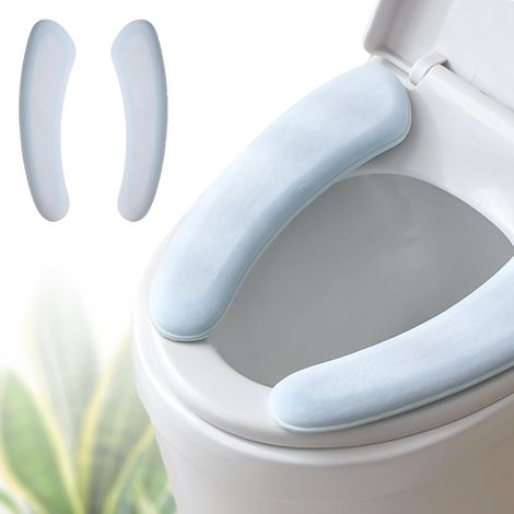 Dicker Und Elastischer Wc-sitzbezug – Waschbar Und Wiederverwendbar Mit Doppelseitigem Klettverschluss Zur Einfachen Befestigung – Gepolsterte Matte Mit Dickem Schwamm Für Zusätzlichen Komfort
