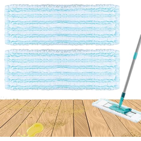 2 Ersatz-wischmoppbezüge Für Leifhat Profi Xl Micro Duo / Profi Xl Cotton Plus 42 Cm Mikrofaser-ersatzbezug Für Wischmopp, Reinigend Und Saugfähig Für Alle Bodenarten